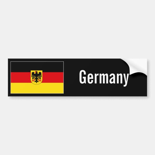 Duitsland bumpersticker (Voorkant)