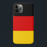 duitsland iPhone 11 pro hoesje<br><div class="desc">Vlag van Duitsland. De vlag van Duitsland bestaat uit drie gelijke horizontale banden met de nationale kleuren van Duitsland: zwart, rood en goud. De vlag werd in 1919 voor het eerst in de Weimar-republiek als nationale vlag van het moderne Duitsland aangebracht. De kleurenprogramma's zwart-rood-goud en zwart-wit-rood hebben een belangrijke rol...</div>