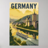 Duitsland Castle  bekende reisplaats Poster (Voorkant)