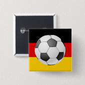 Duitsland Champions 2014 Vierkante Button 5,1 Cm (Voorkant /achterkant)