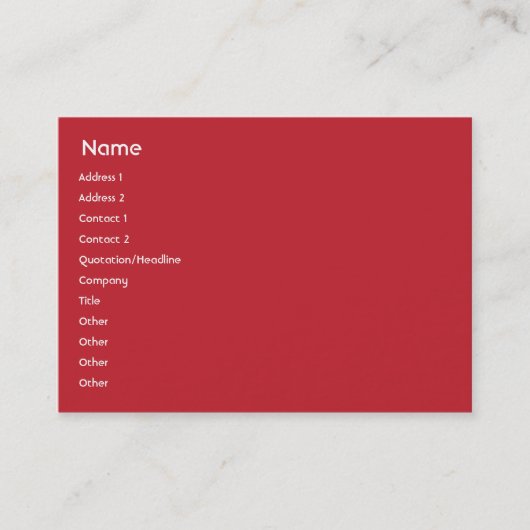 Duitsland - Chubby Visitekaartje (Voorkant)