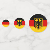 Duitsland Confetti, feest, Duitse vlag Confetti (Achterkanten)