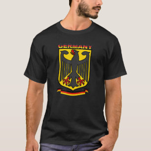 Duitsland Crest en Flag T-shirt