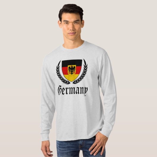 Duitsland Crest T-shirt (Voorkant volledig)