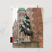 Duitsland, de muzikanten van Bremen. Briefkaart (Voorkant / Achterkant)
