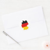 Duitsland DE Ronde Sticker (Envelop)