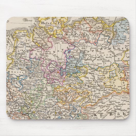 Duitsland destijds de 30-jarige oorlog muismat (Voorkant)