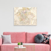 Duitsland destijds de dertig jaar oude oorlog canvas afdruk (Insitu (Woonkamer))