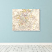 Duitsland destijds de dertig jaar oude oorlog canvas afdruk (Insitu (Houten vloer))