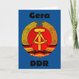 Duitsland, Deutsche Demokratische Republik - DDR Bedankkaart