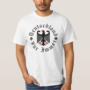 Duitsland/Deutschland Altijd/zwarte adelaar/ijzere T-shirt
