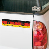 Duitsland - Deutschland - Europees ovaal Bumpersticker (Op Truck)