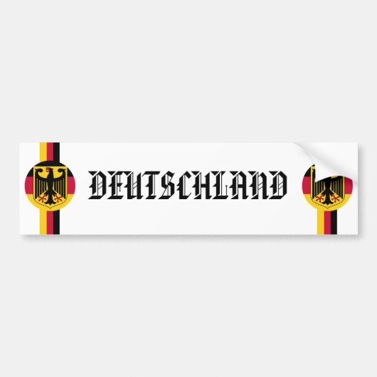 Duitsland Deutschland Fußball Soccer Auto Sticker (Voorkant)