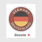 Duitsland, deutschland sticker (Vel)