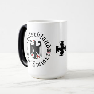 Duitsland/Deutschland Voor altijd/ zwarte adelaar/ Magische Mok