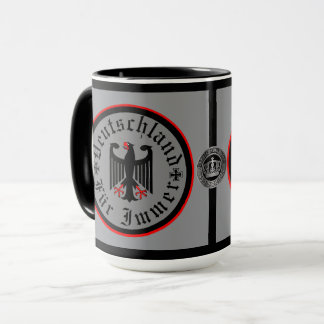 Duitsland/Deutschland Voor altijd/ zwarte adelaar/ Mok