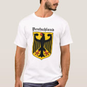 Duitsland/Deutschland Wapen T-shirt (Voorkant)