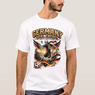 Duitsland Doel Energie Skelet Aanvaller Naties Vet T-shirt
