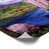 Duitsland door Train Poster (Hoek)