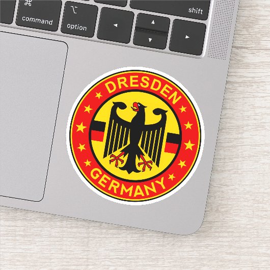 Duitsland, Dresden Sticker (Detail)