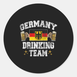 Duitsland Drink Team Duitsland Bierfestivals Ronde Sticker