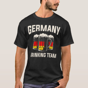 Duitsland Drink team Funny Beer Drinker T-shirt