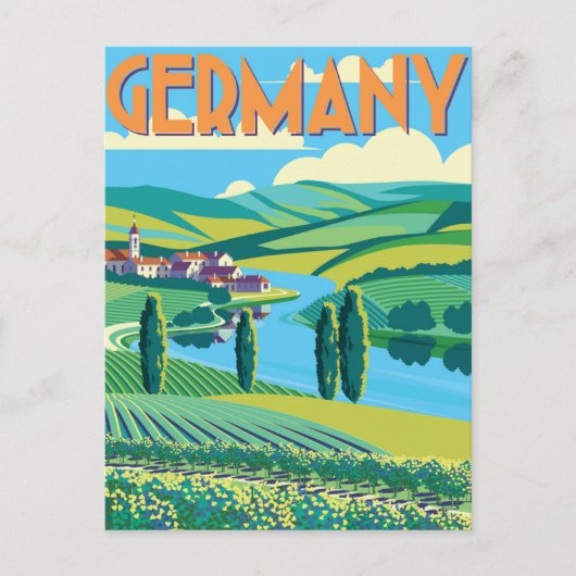 Duitsland Duits Stad Beieren Reizen Briefkaart (Voorkant)