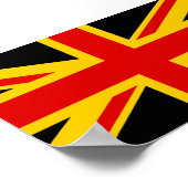 Duitsland Duits Verenigd Koninkrijk Britse vlag Poster (Hoek)