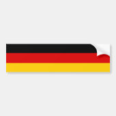 Duitsland - Duitse nationale vlag Bumpersticker (Voorkant)