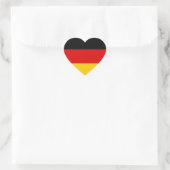 Duitsland - Duitse nationale vlag Hart Sticker (Tas)