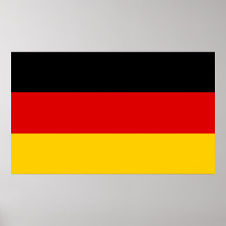 Duitsland - Duitse nationale vlag Poster