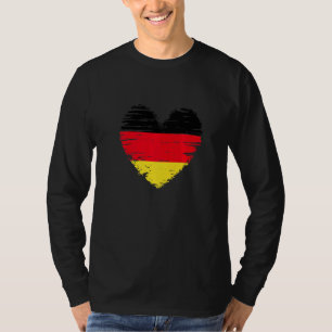 Duitsland : Duitse vlag Duitse trots T-shirt