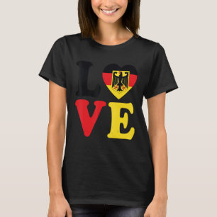 Duitsland Duitse vlag erfgoed voor mannen vrouwen  T-shirt