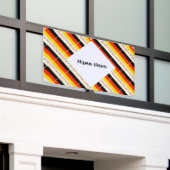 Duitsland Duitse Vlag Getegeld Persoonlijke Naam Spandoek (Buitenkant Gebouw)