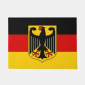 Duitsland & Duitse vlag matten/sportfan Deurmat (Voorkant)