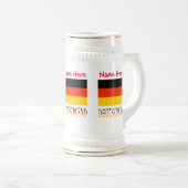 Duitsland Duitse Vlag Rood Personalisatie Bierpul (Voorkant rechts)