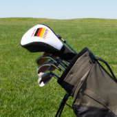 Duitsland Duitse Vlag Rood Personalisatie Golfheadcover (Insitu)