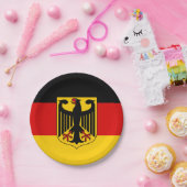Duitsland, Duitse Vlaggenpartij, verjaardag /sport Papieren Bordje (Feest)