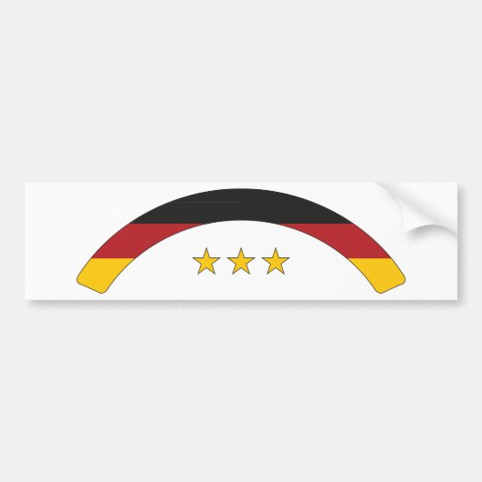 Duitsland/Duitsland Bumpersticker (Voorkant)