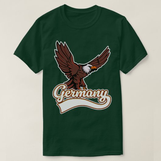 Duitsland Eagle T-shirt (Design voorkant)