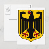duitsland embleem briefkaart (Voorkant / Achterkant)