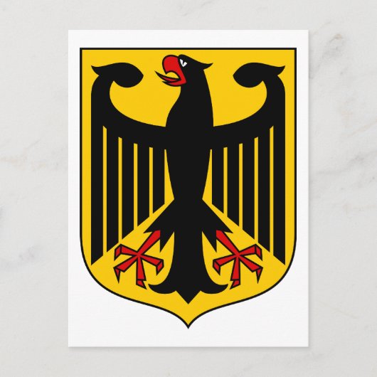 duitsland embleem briefkaart (Voorkant)