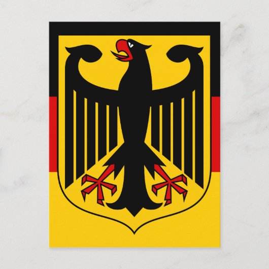 duitsland embleem briefkaart (Voorkant)