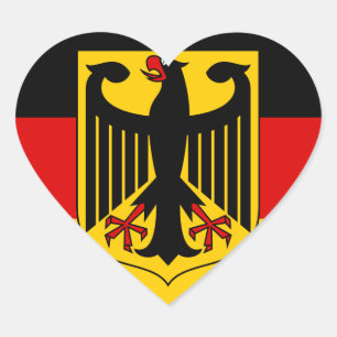duitsland embleem hart sticker