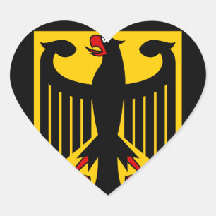 duitsland embleem hart sticker