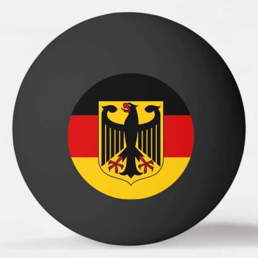 duitsland embleem pingpongbal (Voorkant)
