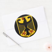 duitsland embleem ronde sticker (Envelop)