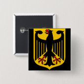 duitsland embleem vierkante button 5,1 cm (Voorkant /achterkant)