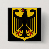 duitsland embleem vierkante button 5,1 cm (Voorkant)