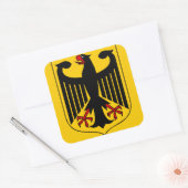 duitsland embleem vierkante sticker (Envelop)
